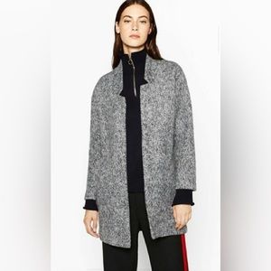 Zara WB Soft marled 'Coatigan' size Large (B0116